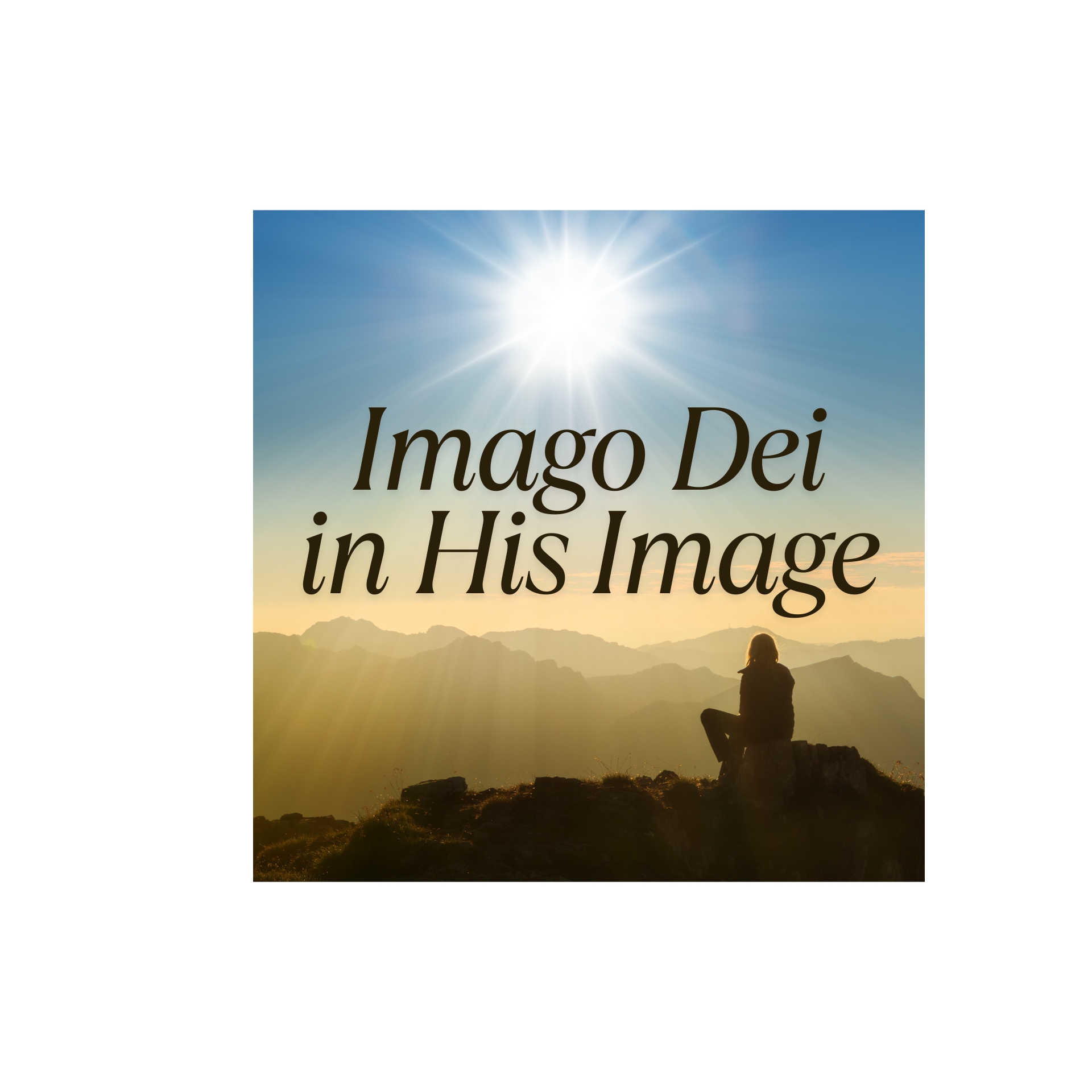 Imago Dei in His Image in the image of God