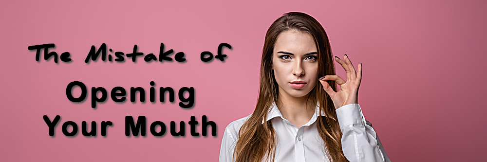 mistake of opening your eyes